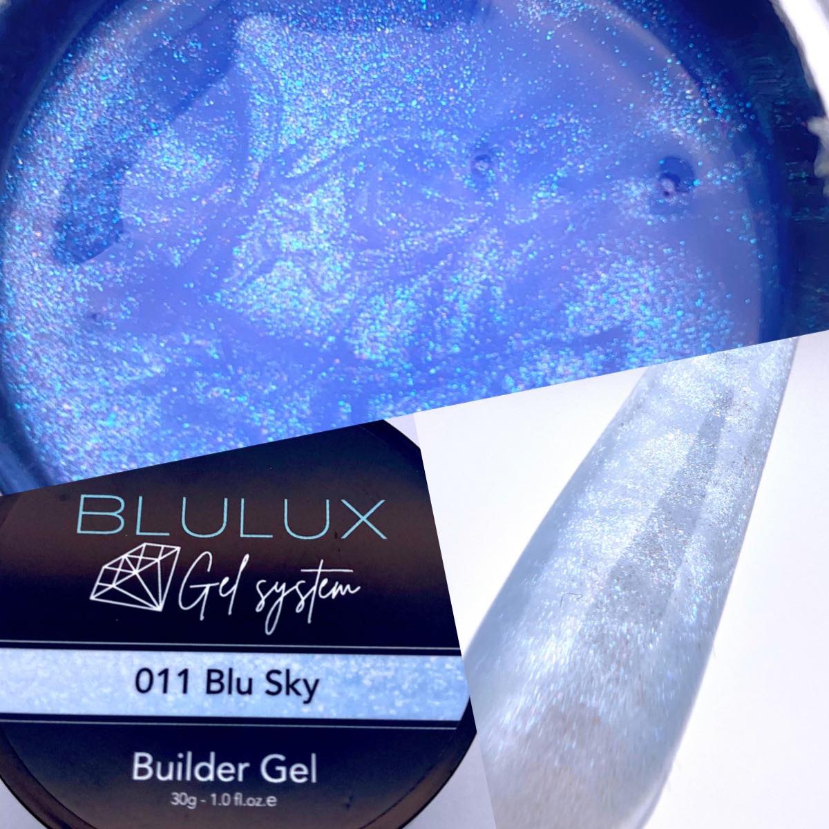 BLULUX Builder Gel 011 Blu Sky 30g