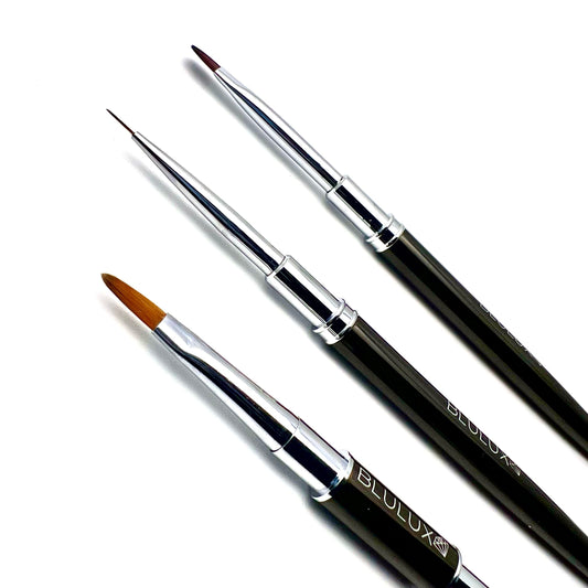 BLULUX Nail Gel Brush Oval 8mm