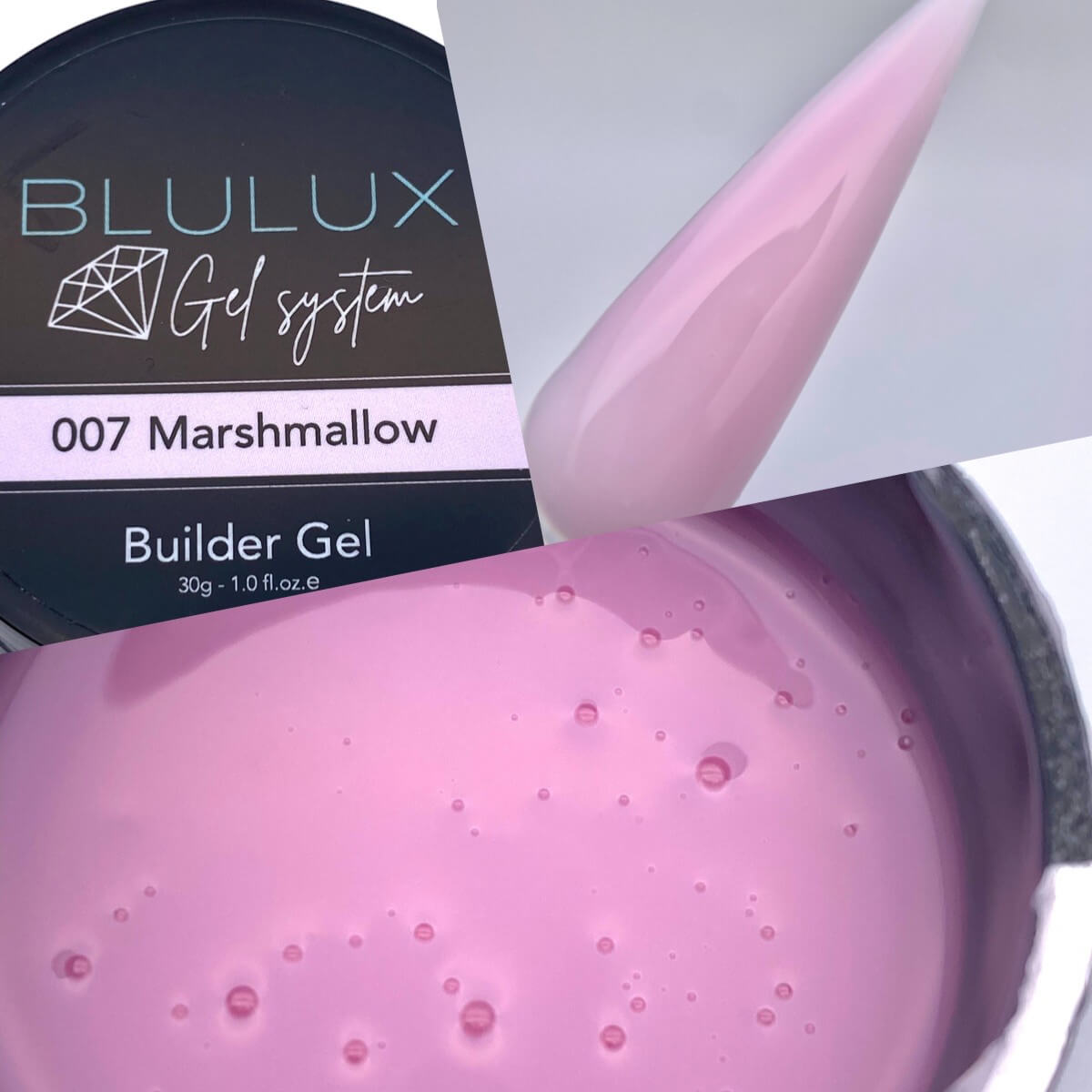 BLULUX Builder Gel 007 Marshmallow 50g