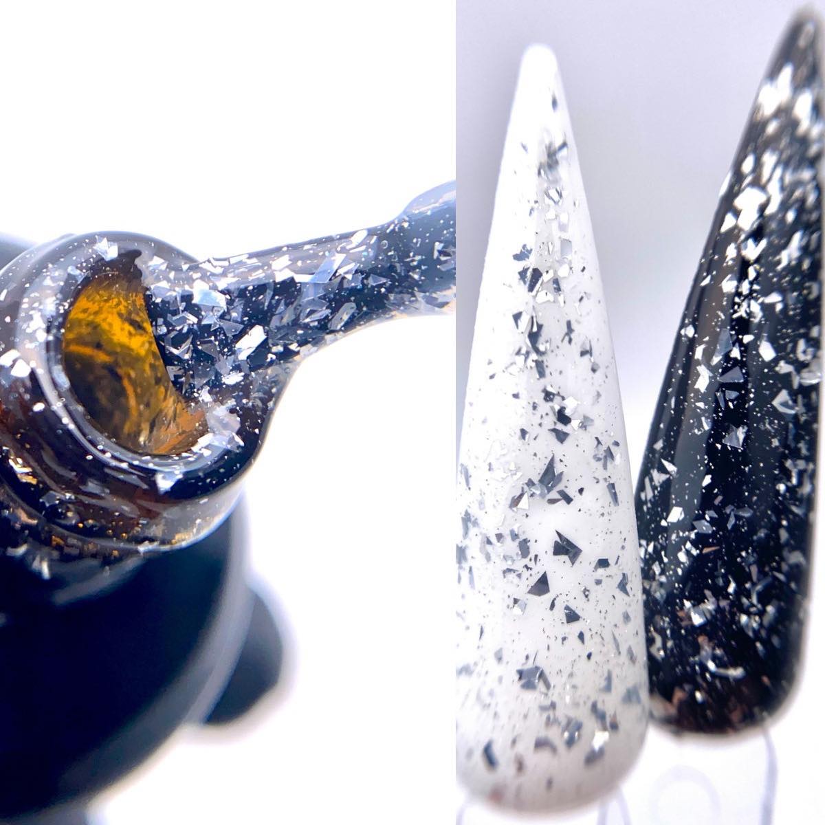 BLULUX Silver Flakes Top Coat 15 ml