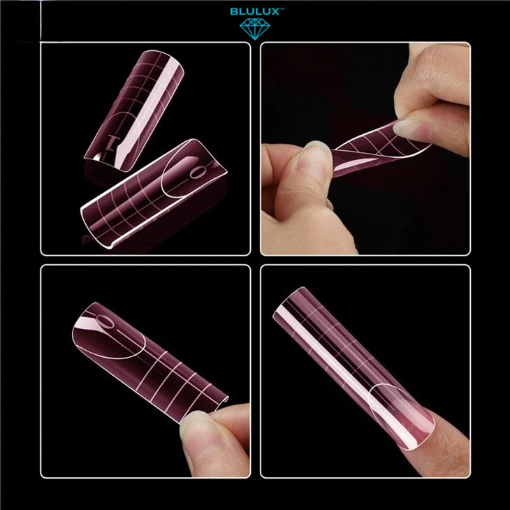 Arched Square 3D French Tip Dual Forms