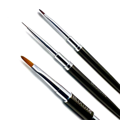 BLULUX Nail Gel Brush Oval 8mm