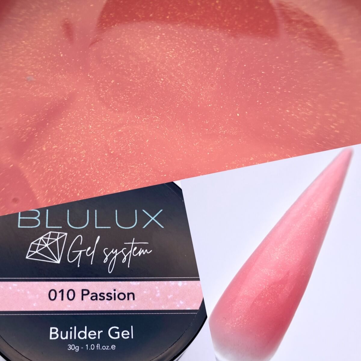 BLULUX Builder Gel 010 Passion 30g