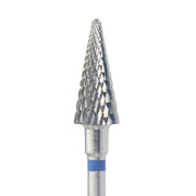 Taper milling cutter with medium cross cut