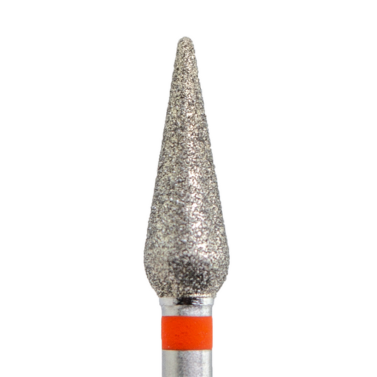 Diamond cutter droplet with rounded end red